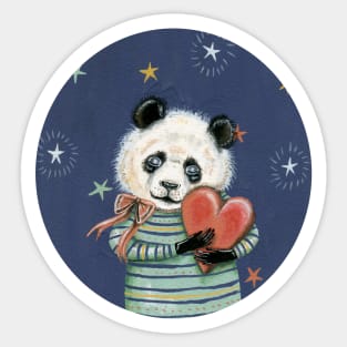 Kevin the giant panda Sticker